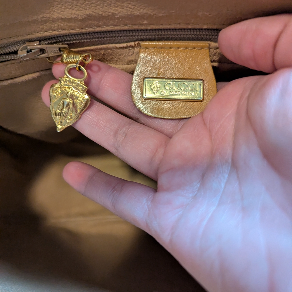 Vintage Gucci Canvas Crossbody - Picture 7 of 15